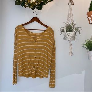 Striped Yellow Sweater